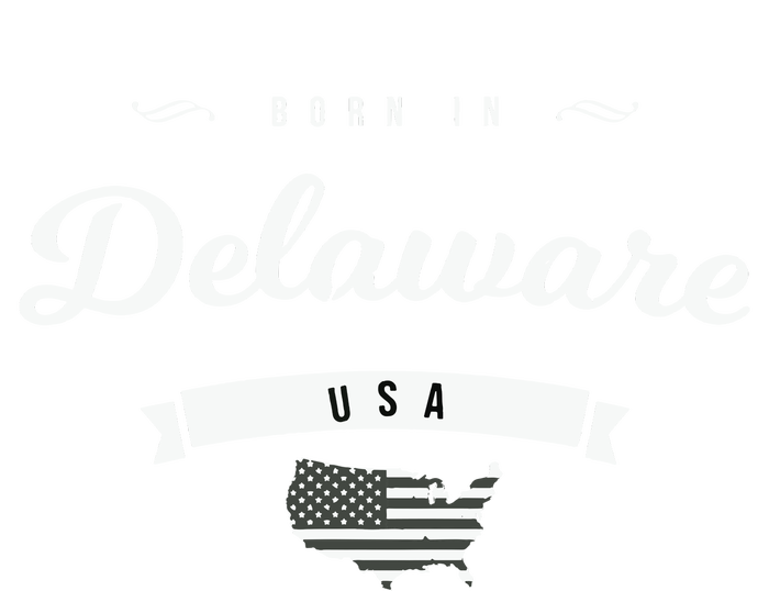 Born In Delaware De Retro Vintage Usa Map Flag Doggie Tank