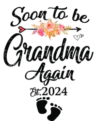 Soon To Be Grandma Again Est 2024 Flower Heart Mothers Day Sustainable Bucket Hat