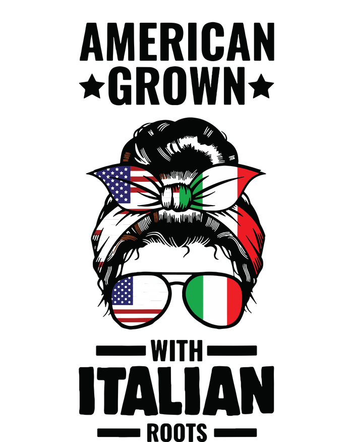 American Grown With Italian Roots Italian Adult ChromaSoft Performance T-Shirt