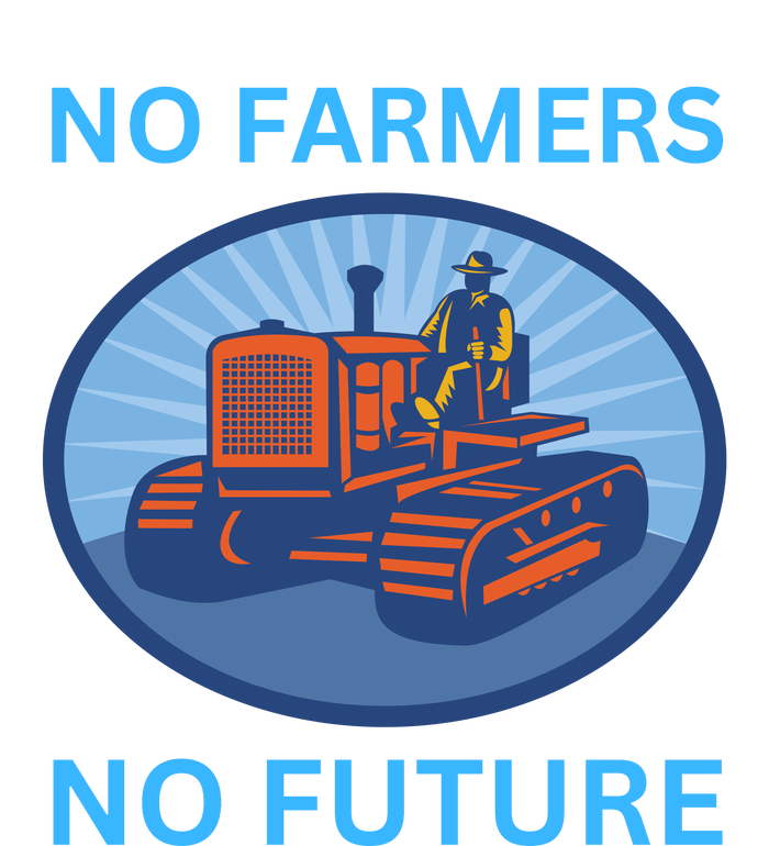 No Farmers No Future German Protest Sustainable Beanie