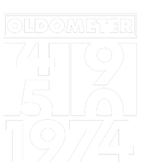 Funny Oldometer Made In 1974 50th Birthday V-Neck T-Shirt