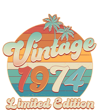 Retro Tropical Vintage 1974 Limited Edition 50th Birthday Long Sleeve Shirt