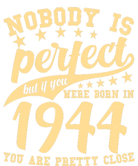 Nobody Is Perfect Born In 1944 80th Birthday Women's Perfect Tri Rocker Tank