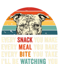 Retro Every Snack You Make Every Meal You Bake Pittie Dog T-Shirt