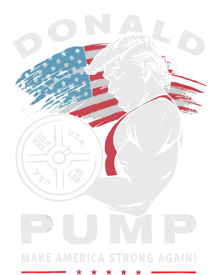 Donald Pump Make America Strong Again Performance Fleece Hoodie