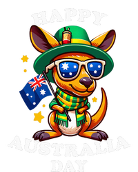 Australia Day Kangaroo Australian Flag Aussie Roo Snapback Five-Panel Rope Hat