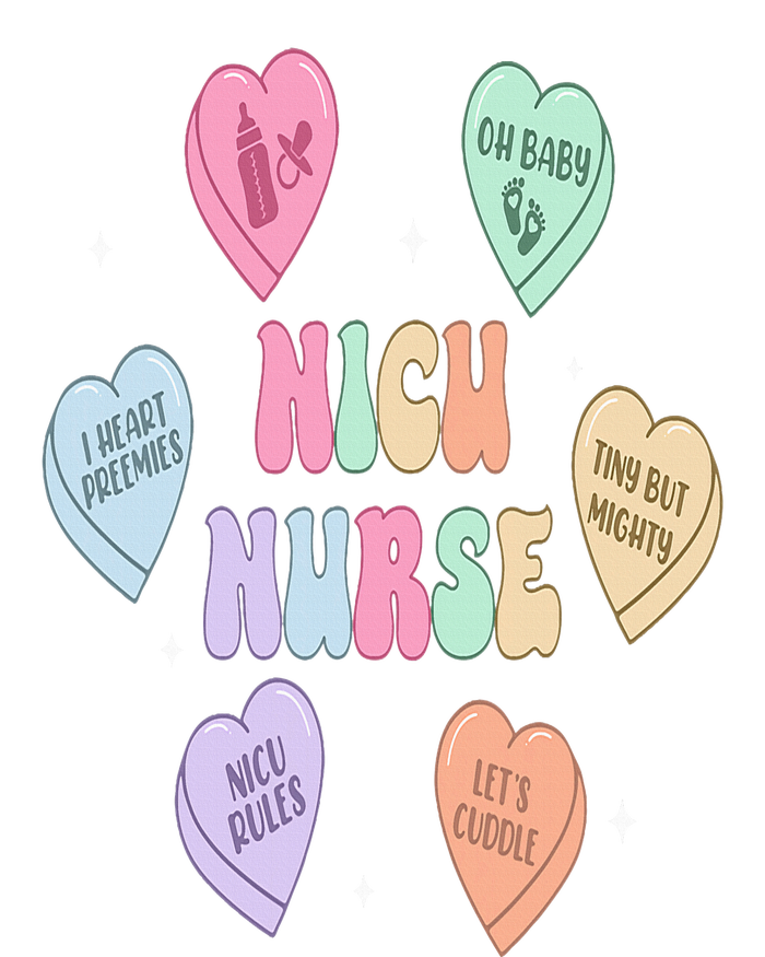 Groovy Heart Candy Nicu Nurse Valentines Day PosiCharge Competitor Tank