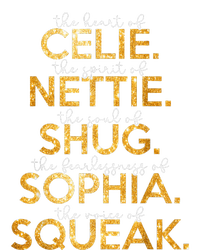 Celie Nettie Shug Sophia Squeak Canvas