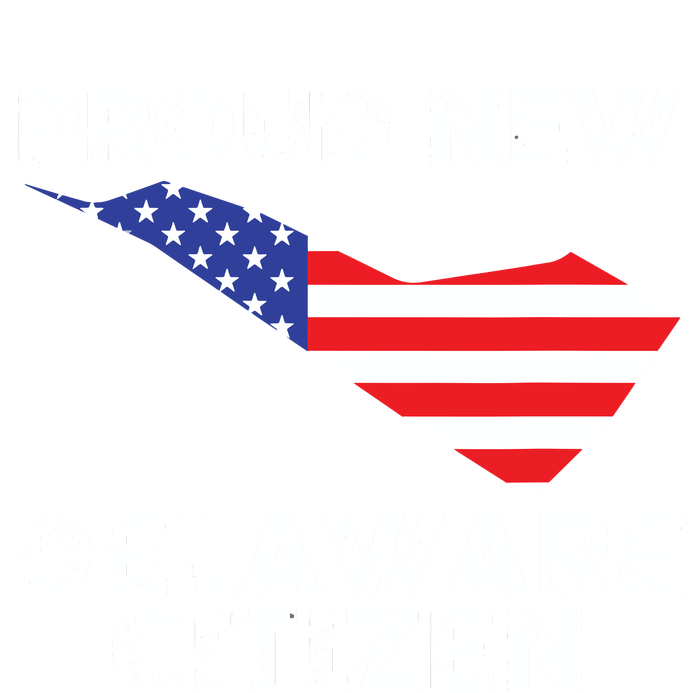 Proud New Delaware Citizen American Immigrant Citizenship Women's Tri-Blend 3/4-Sleeve Raglan Shirt