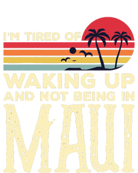 Im Tired Of Waking Up And Not Being In Maui Vintage Hawaii Drawstring Bag