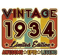 Vintage 1934 90th Birthday Limited Edition Awesome Epic Legend Tall Sweatshirt