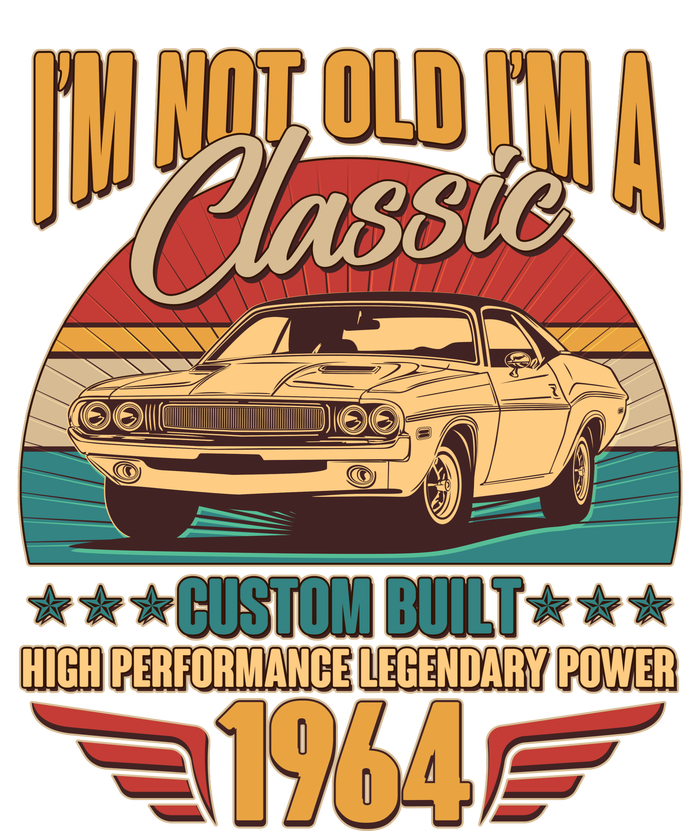 Vintage Retro Im Not Old Im A Classic 1964 60th Birthday Classic Car Lover Premium T-Shirt