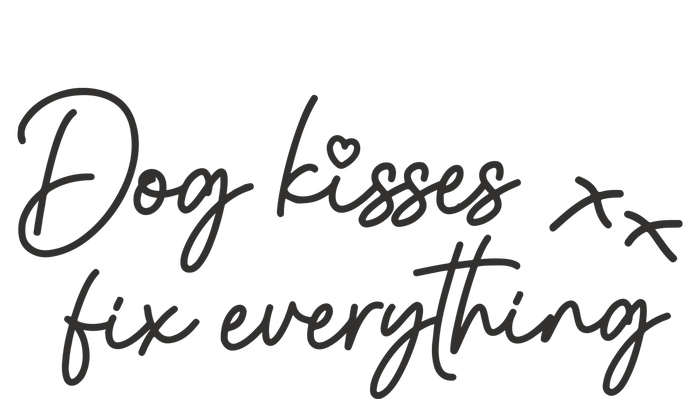 Dog Kisses Fix Everything Premium Pullover Hoodie