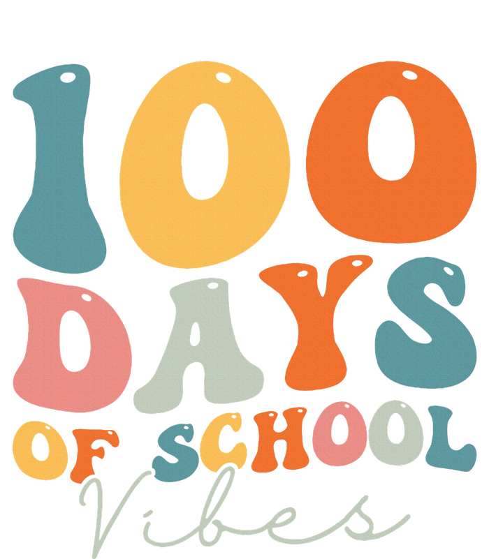 Groovy 100 Days Of School Vibes Teacher T-Shirt