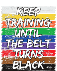 Keep Training Until The Belt Turns Black Distressed Karate Short Acrylic Beanie