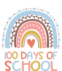 100th Day Of School Teachers 100 Days Smarter Rainbow Wo Garment-Dyed Heavyweight T-Shirt