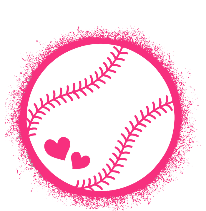 Pink Baseball Softball Lover Wo Girl Tie-Dye Long Sleeve Shirt