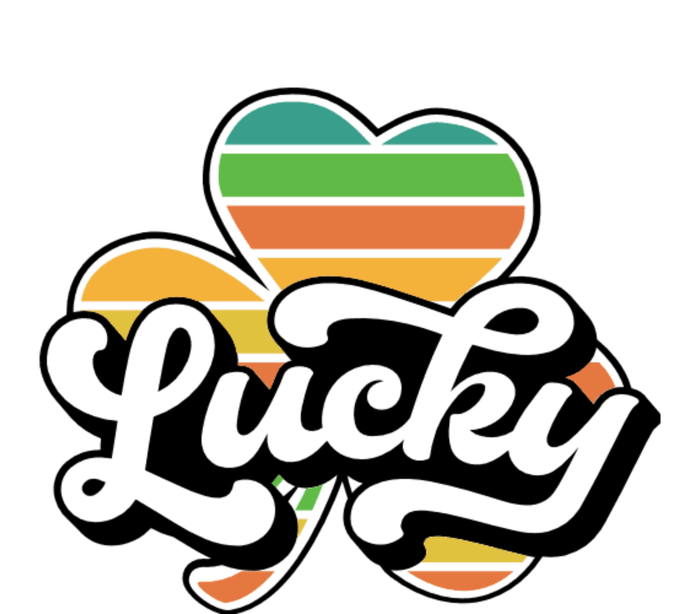 Lucky Sign Clover Leaf St Patricks Day Softstyle CVC T-Shirt