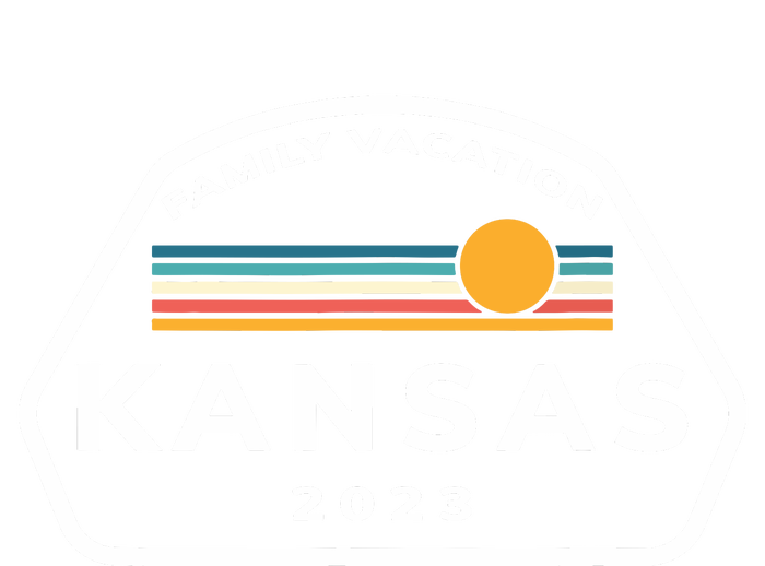 Family Vacation 2024 Kansas Matching Family Souvenir Grommeted Golf Towel