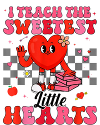 I Teach The Sweetest Little Hearts Valentines Day Teachers High Crown Mesh Back Trucker Hat