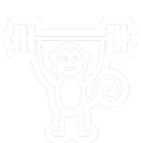 Muscle Gym Monkey Kids Long Sleeve Shirt