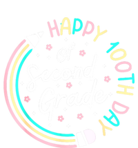 Retro Happy 100th Day 2nd Grade 100 Days Of School Teacher T-Shirt