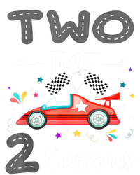 Two Fast 2 Curious Racing 2nd Birthday Gifts Boy Girl Ladies Long Sleeve Shirt