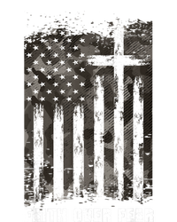 Faith Over Fear Christian Cross Camouflage American Flag Youth Performance Sprint T-Shirt