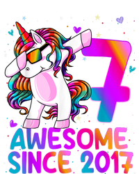 Dabbing Unicorn 7 Year Old 7th Birthday Girl Unicorn Party Bumper Sticker