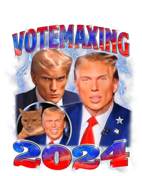 Trump Votemaxing 2024 Looksmaxxing Funny Mewing Meme Ladies Essential Flowy Tank