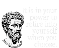 It Is In Your Power To Retire Into Yourself Marcus Aurelius Kids Long Sleeve Shirt