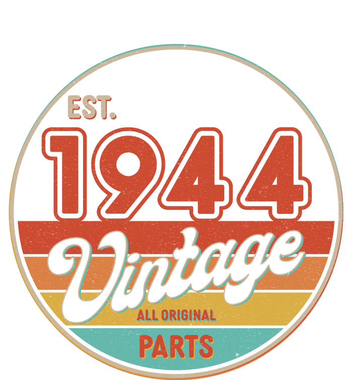 Est 1944 Vintage All Original Parts 80th Birthday Emblem T-Shirt