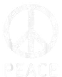 Peace Sign Anti War Vintage Retro Casual Graphic PosiCharge Competitor Tank