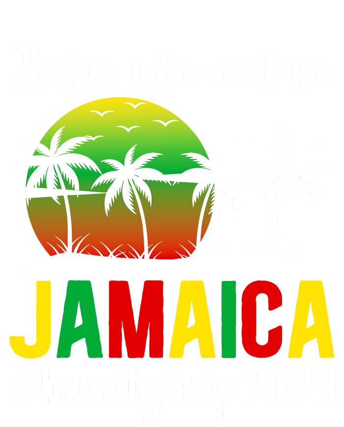 Here We Come Jamaica Family Trip 2024 Vacation Jamaica Garment-Dyed Heavyweight T-Shirt