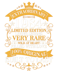 Extraordinary 1984 Limited Edition Built To Last 40th Birthday T-Shirt