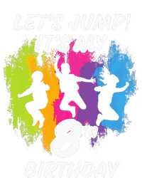 Trampoline Bounce Party LetS Jump. ItS My 8th Birthday Tall Long Sleeve T-Shirt