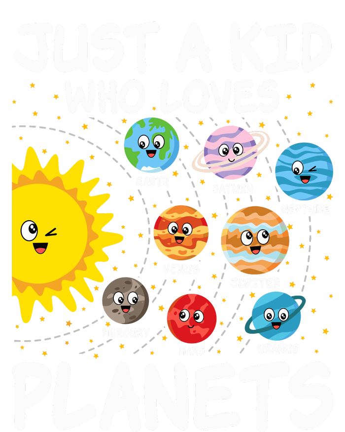 Just A Who Loves Planets Space Solar System Boy Girl Women's Long Sleeve Flannel Pajama Set 