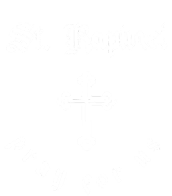 Pray For Us St. Raphael Long Sleeve Shirt