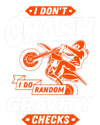 Random Gravity Checks Motocross Dirt Bike T-Shirt