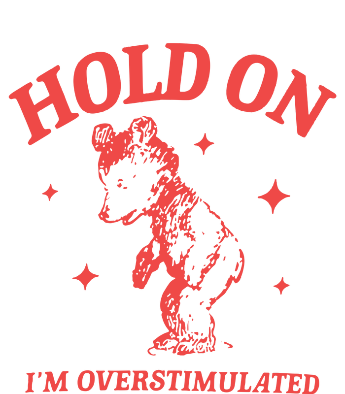 Hold On Im Overstimulated Heavy Blend Women’s Perfect Tri Rocker Tank