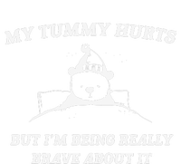 My Tummy Hurts But Im Being Really Brave About It Performance Sprint T-Shirt