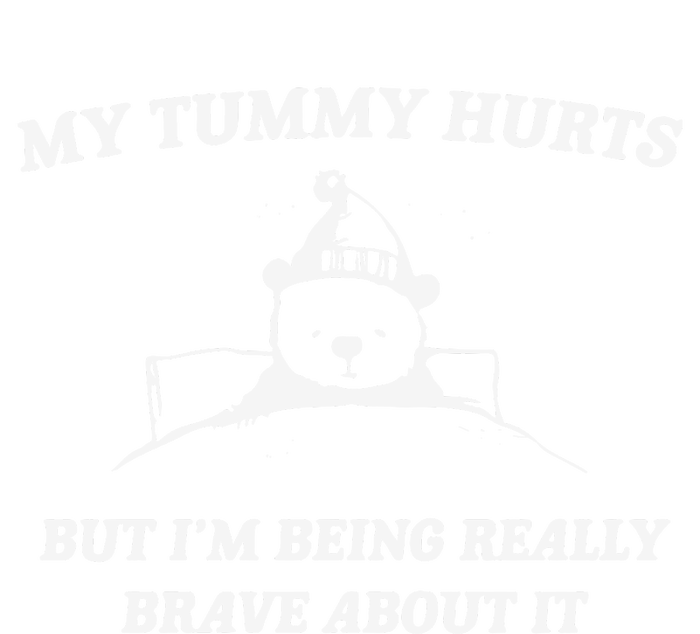 My Tummy Hurts But Im Being Really Brave About It Performance Sprint T-Shirt