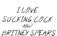 I Love Sucking Cock And Britney Spear 12 oz Stainless Steel Tumbler Cup