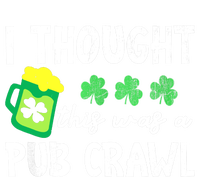 St Patricks Day Funny 5k I Thought This Was A Pub Crawl Gift Hooded Wearable Blanket