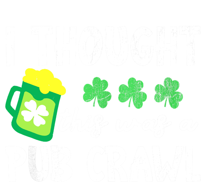 St Patricks Day Funny 5k I Thought This Was A Pub Crawl Gift Hooded Wearable Blanket