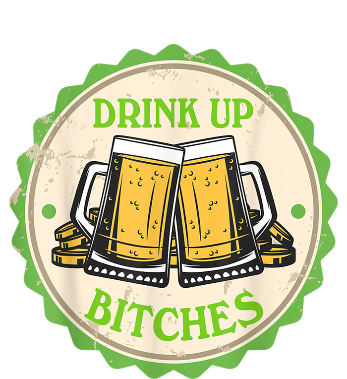 Retro St Patricks Day Drink Up Bitchs Shamrock Clover Beer Gift Toddler Sweatshirt