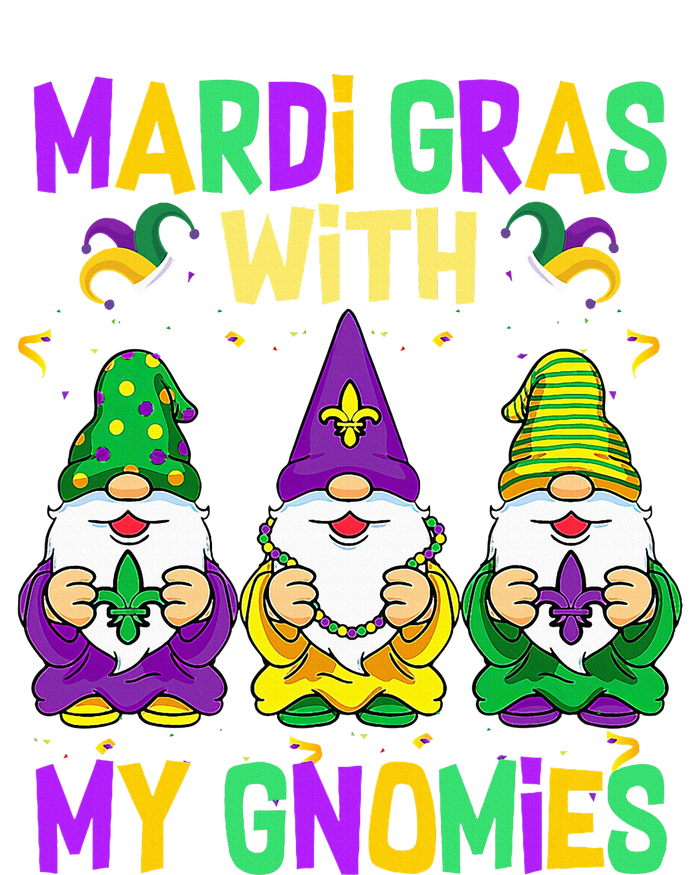 Mardi Gras With My Gnomies 2024 Mardi Gras Beads Gnomes Magnet