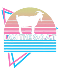 Funny Goat Retro Greatest Of All Time I Am The G.O.A.T Sweatshirt