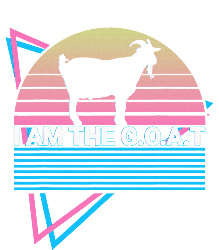 Funny Goat Retro Greatest Of All Time I Am The G.O.A.T Sweatshirt