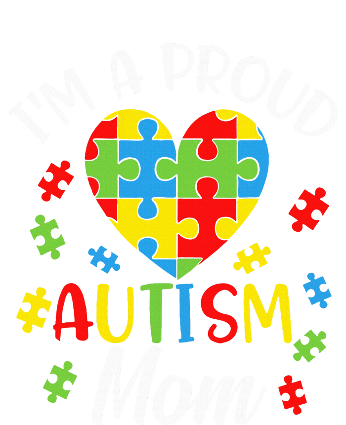 IM A Proud Mom Autism Awareness Autistic Heart Son Daughter Women’s Perfect Tri Rocker Tank